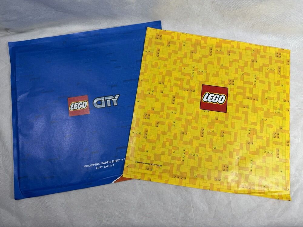 Lego Wrapping  Paper  2 different prints. new